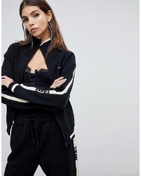 Miss Sixty Funnel Neck Knitted Tracksuit Top