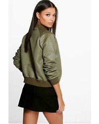 Boohoo Gemma Quilted Ma1 Bomber