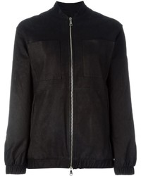 Giorgio Brato Leather Bomber Jacket