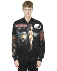 Givenchy Heavy Metal Cotton Fleece Bomber Jacket