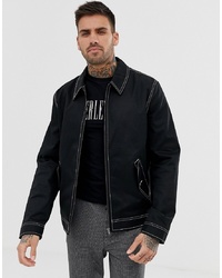 ASOS DESIGN Harrington Jacket In Black