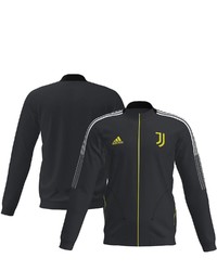 adidas Heathered Gray Juventus Anthem Full Zip Jacket In Heather Gray At Nordstrom