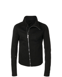 Rick Owens High Collar Fitted Jacket