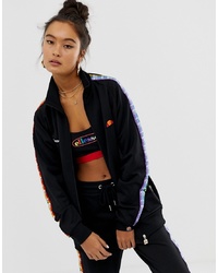Ellesse High Neck Tracksuit Top With Logo Taping Co Ord