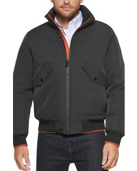Tommy Hilfiger Insulated Bomber Jacket In Black At Nordstrom