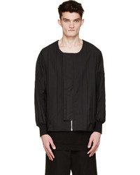 Itokawa Film Black Creased Dolman Bomber, $1,050 | SSENSE | Lookastic