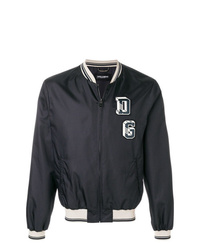 Dolce & Gabbana Logo Patch Bomber Jacket