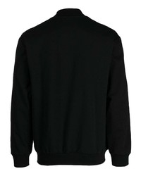 Moschino Logo Tape Zip Up Sweatshirt