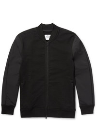 Reigning Champ Loopback Cotton Jersey And Shell Bomber Jacket