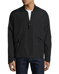 Andrew Marc Marc New York By Dalton Water Resistant Bomber Jacket Jet Black