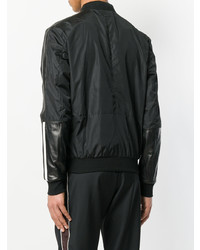 Low Brand Panelled Bomber Jacket