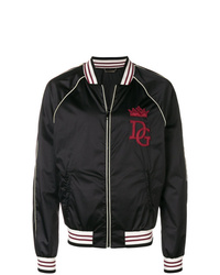 Dolce & Gabbana Patch Detail Bomber Jacket