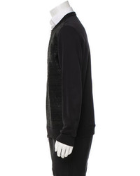 Givenchy Patterned Knit Bomber Jacket