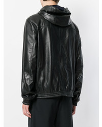 Bally Perforated Hooded Jacket