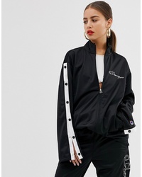 Champion Popper Tracksuit Jacket With Front Logo Co Ord