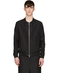 Siki Im Black Zipped Minimal Bomber