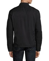 John Varvatos Star Usa Bomber Zip And Snap Front Jacket