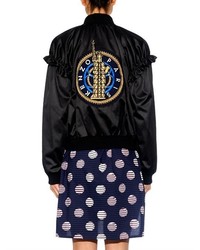 Kenzo Statue Of Liberty Embroidered Bomber Jacket