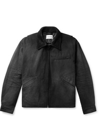 Fear Of God Suede Trimmed Cotton Canvas Jacket