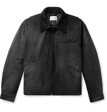 Fear Of God Suede Trimmed Cotton Canvas Jacket, $830 MR PORTER
