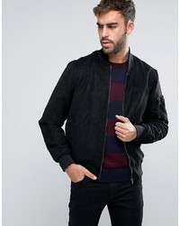 French Connection Suedette Bomber Jacket