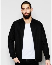 ONLY & SONS Textured Sweat Bomber Jacket