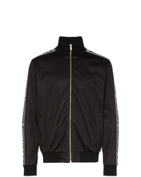 Givenchy Ticker Sleeve Logo Zip Up Track Jacket