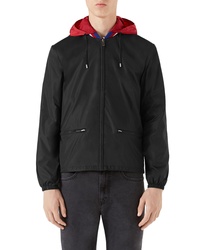 Gucci Track Jacket With Detachable Hood