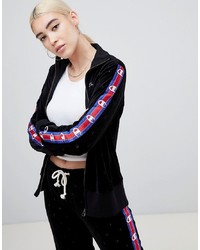 Champion Track Top With All Over Logo