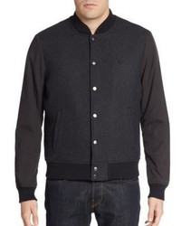 Original Penguin Wool Blend Bomber Jacket