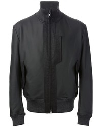 Y-3 High Collar Bomber Jacket, $820 | farfetch.com | Lookastic.com