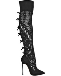 Casadei 120mm Stretch Knit Boots