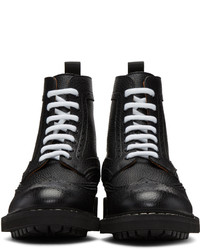 Givenchy Black Commando Derby Boots