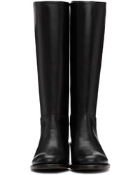 A.P.C. Black Tall Iris Boots