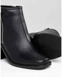 London Rebel Boots With Double Side Zip