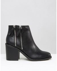 London Rebel Boots With Double Side Zip