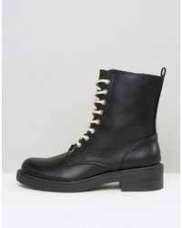 Pull&Bear Contract Lace Up Work Boot