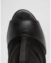 Asos Elizabeth Peep Toe Mesh Shoe Boots