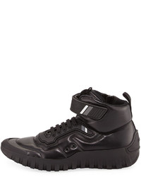 Prada High Top Sneaker Sport Boot Black