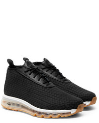 Nike Lab Air Max Faux Leather Trimmed Woven Sneaker Boots