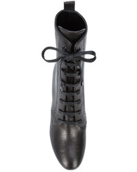 Saint Laurent Loulou 95 Lace Up Boots