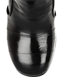 Givenchy Mid Boots In Black Eel