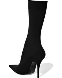 Balenciaga Stretch Jersey Sock Boots Black
