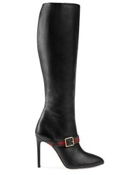 Gucci Sylvie Strap Tall Boot