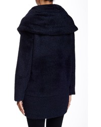 Sofia Cashmere Alpaca Boucle Envelope Collar Wool Blend Coat