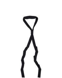 Homme Plissé Issey Miyake Black Pleated Fold Bow Tie