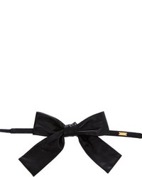 Saint Laurent Collegienne Bow Tie Black