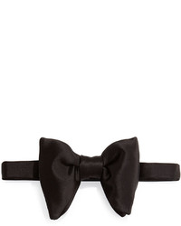 Tom Ford Large Satin Bow Tie Black