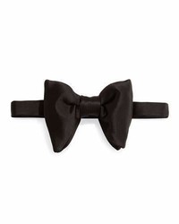 Tom Ford Large Satin Bow Tie Black