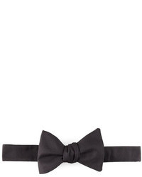 Neiman Marcus Self Tie Faille Bow Tie Black